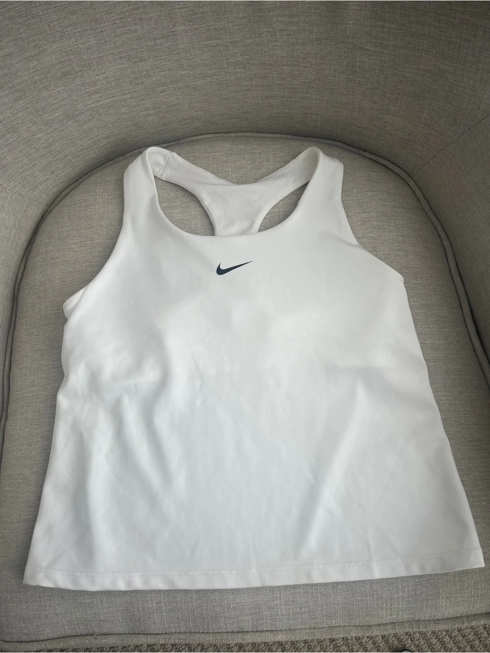 Nike Girls Dry-FIT Swoosh 2-in-1 Tank Sports Bra Size L